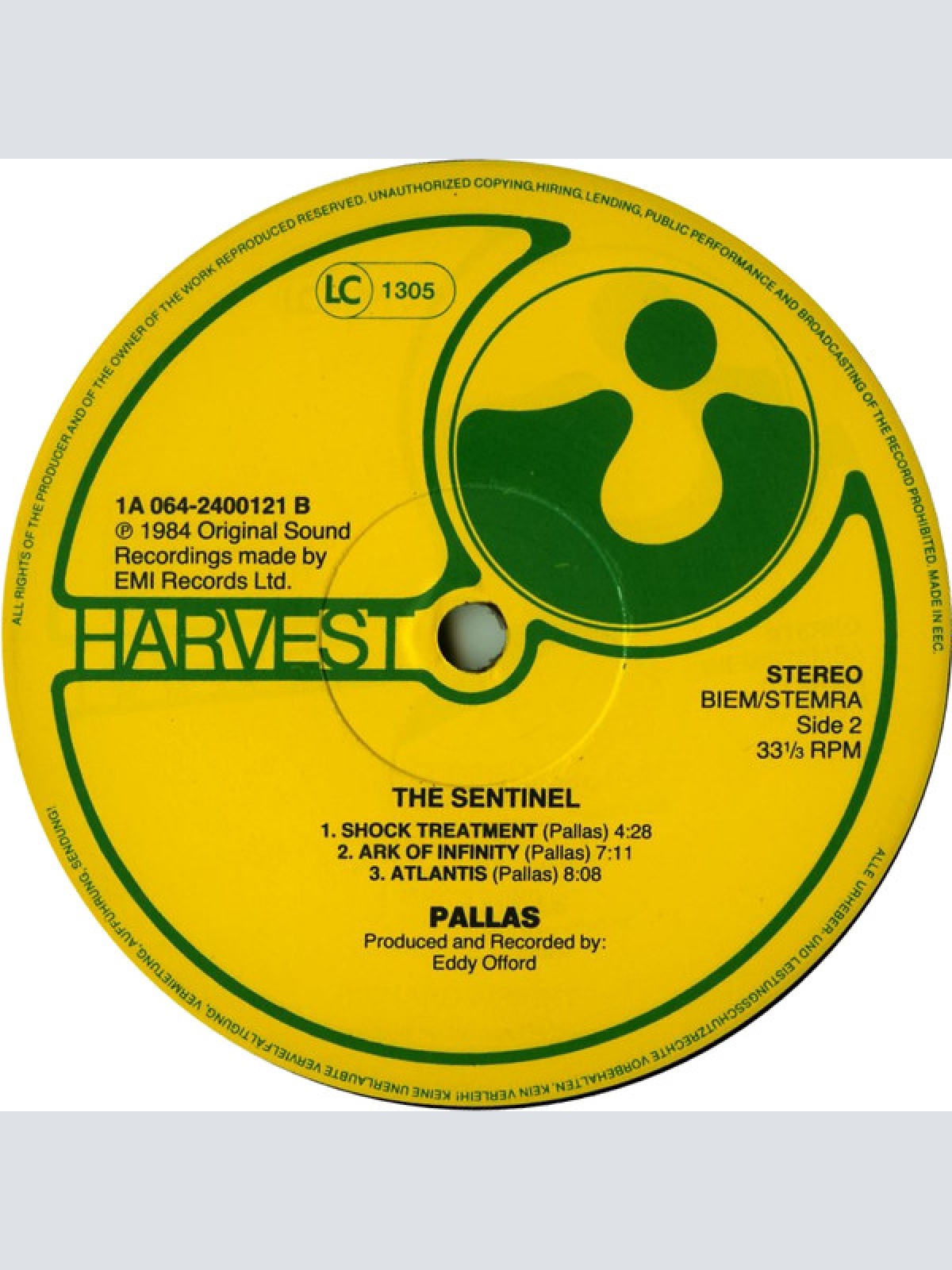 Vinyl / Pallas (2) - The Sentinel