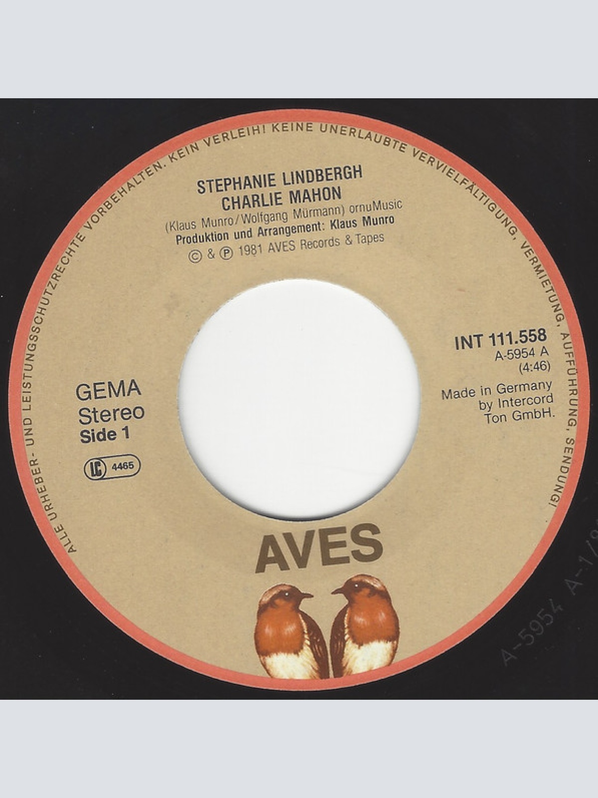 Vinyl / Stephanie Lindbergh - Charlie Mahon