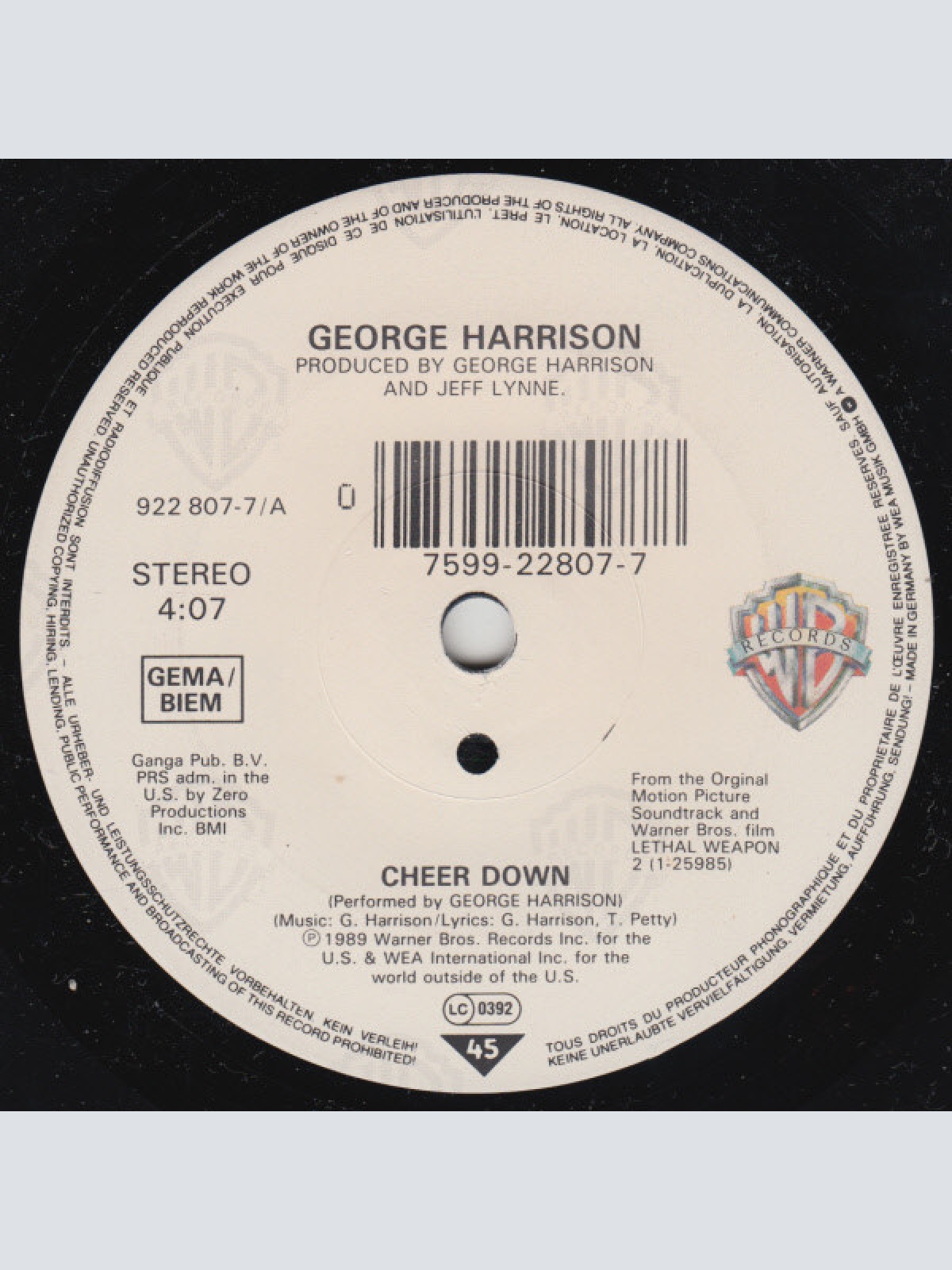 Vinyl / George Harrison - Cheer Down