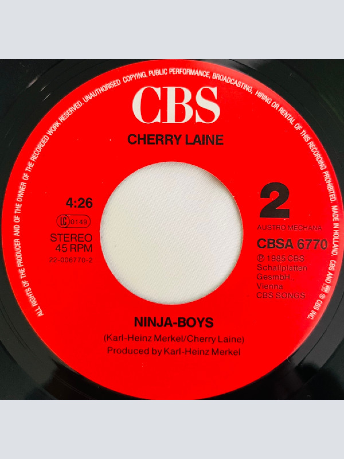 Vinyl / Cherry Laine - Farewell Faroe Islands