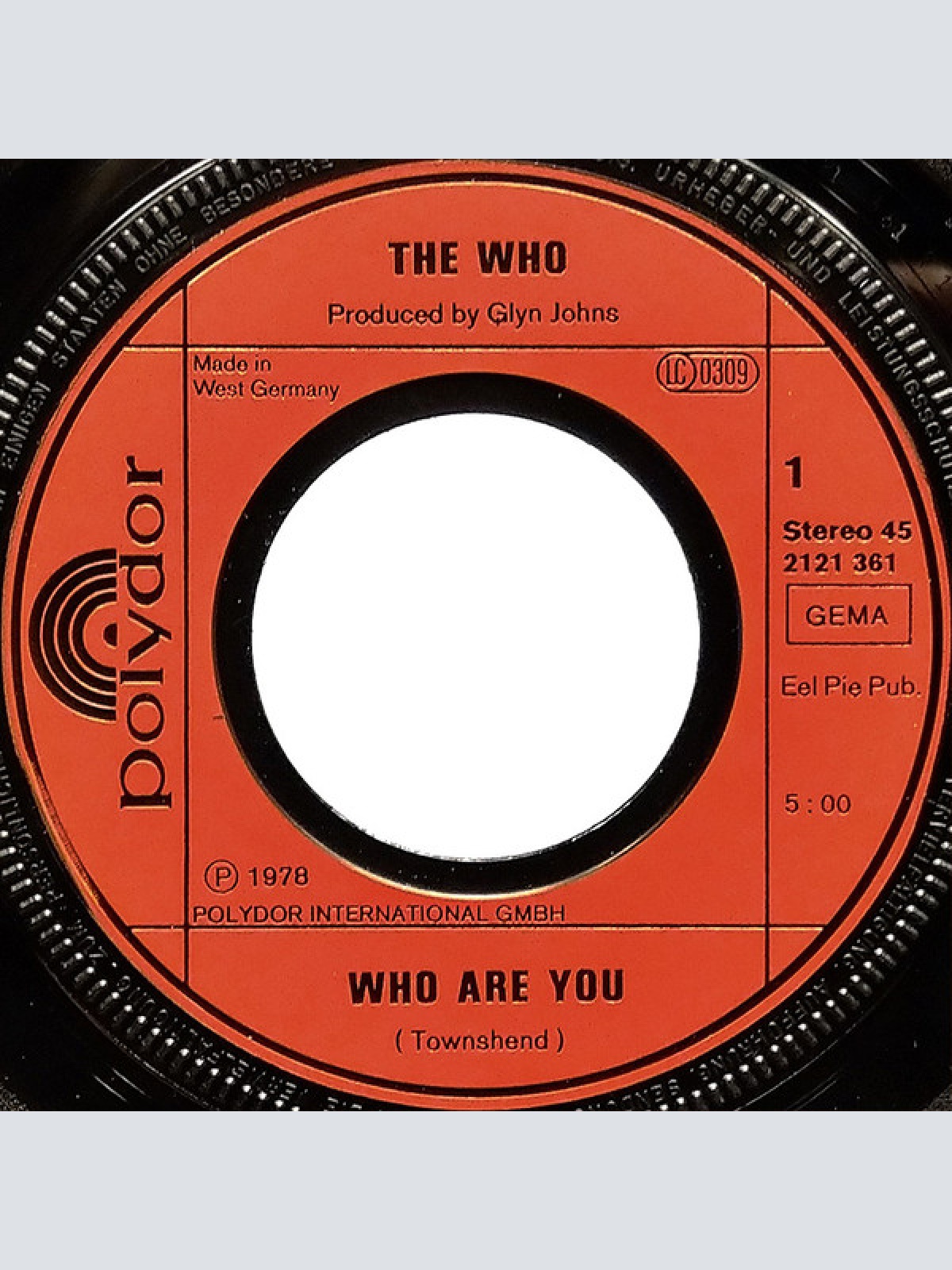Vinyl / The Who - Who Are You / Had Enough