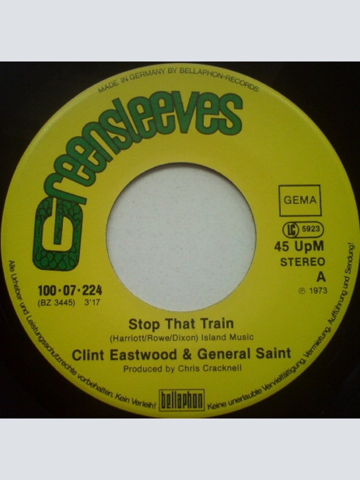 Vinyl / Clint Eastwood & General Saint* - Stop That Train