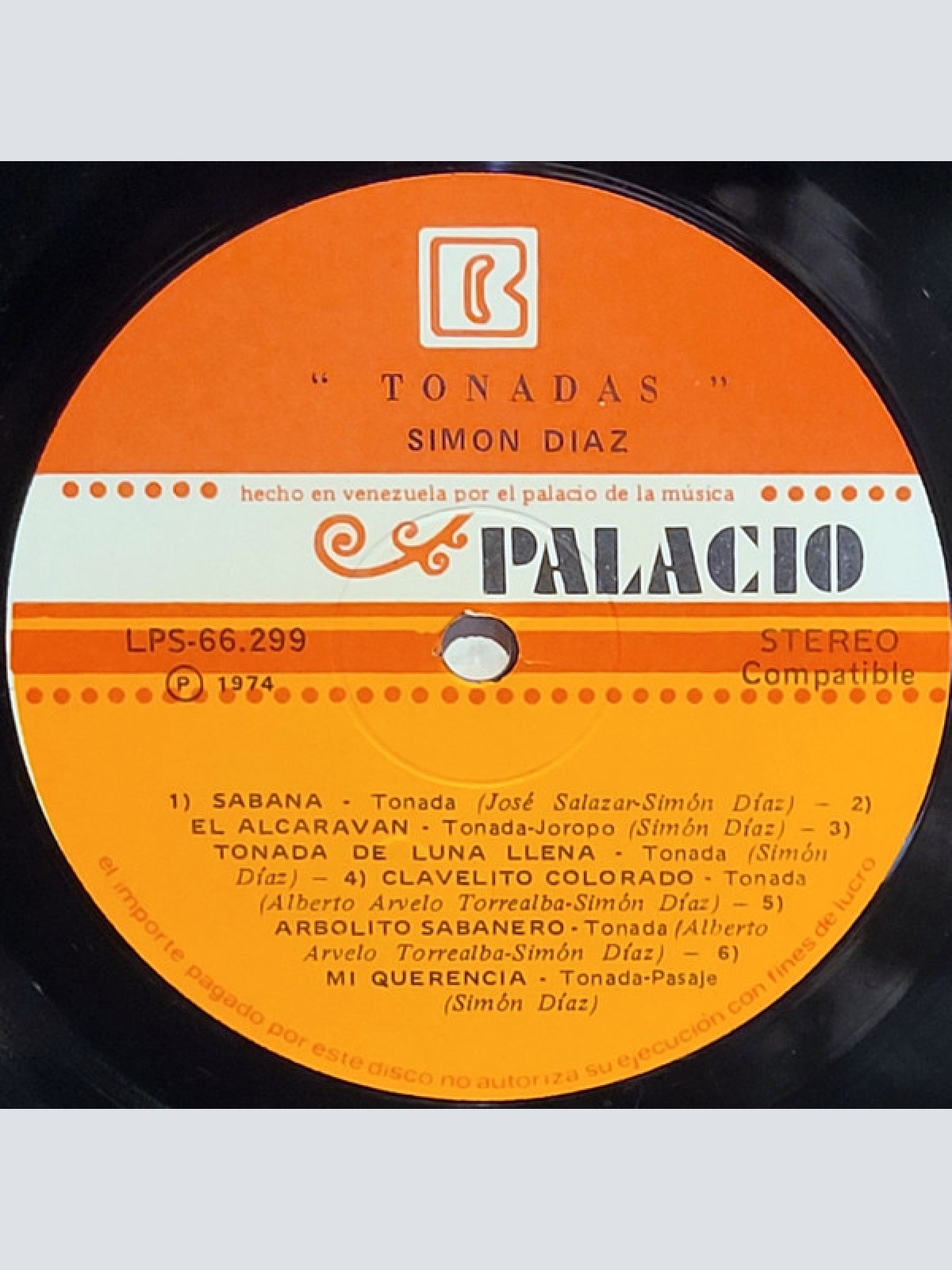Vinyl / Simon Diaz - Tonadas