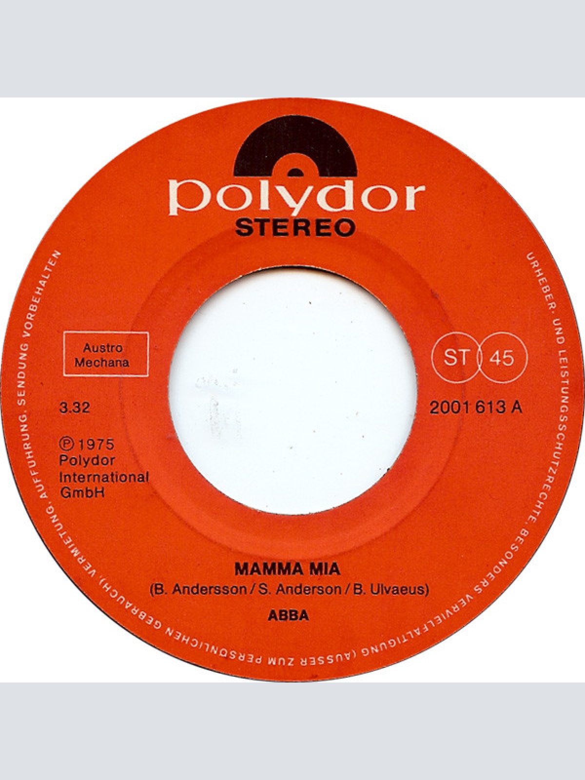 Vinyl / ABBA - Mamma Mia