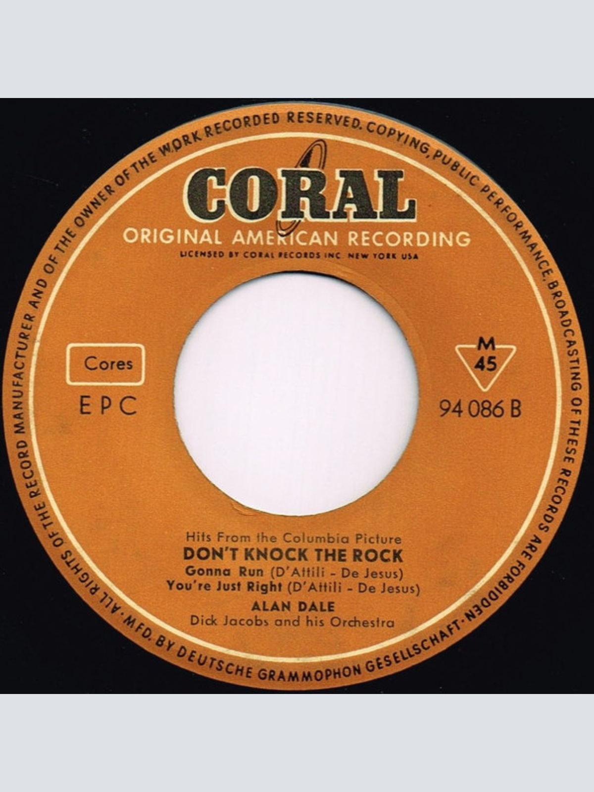 Vinyl / Alan Dale - Don't Knock The Rock