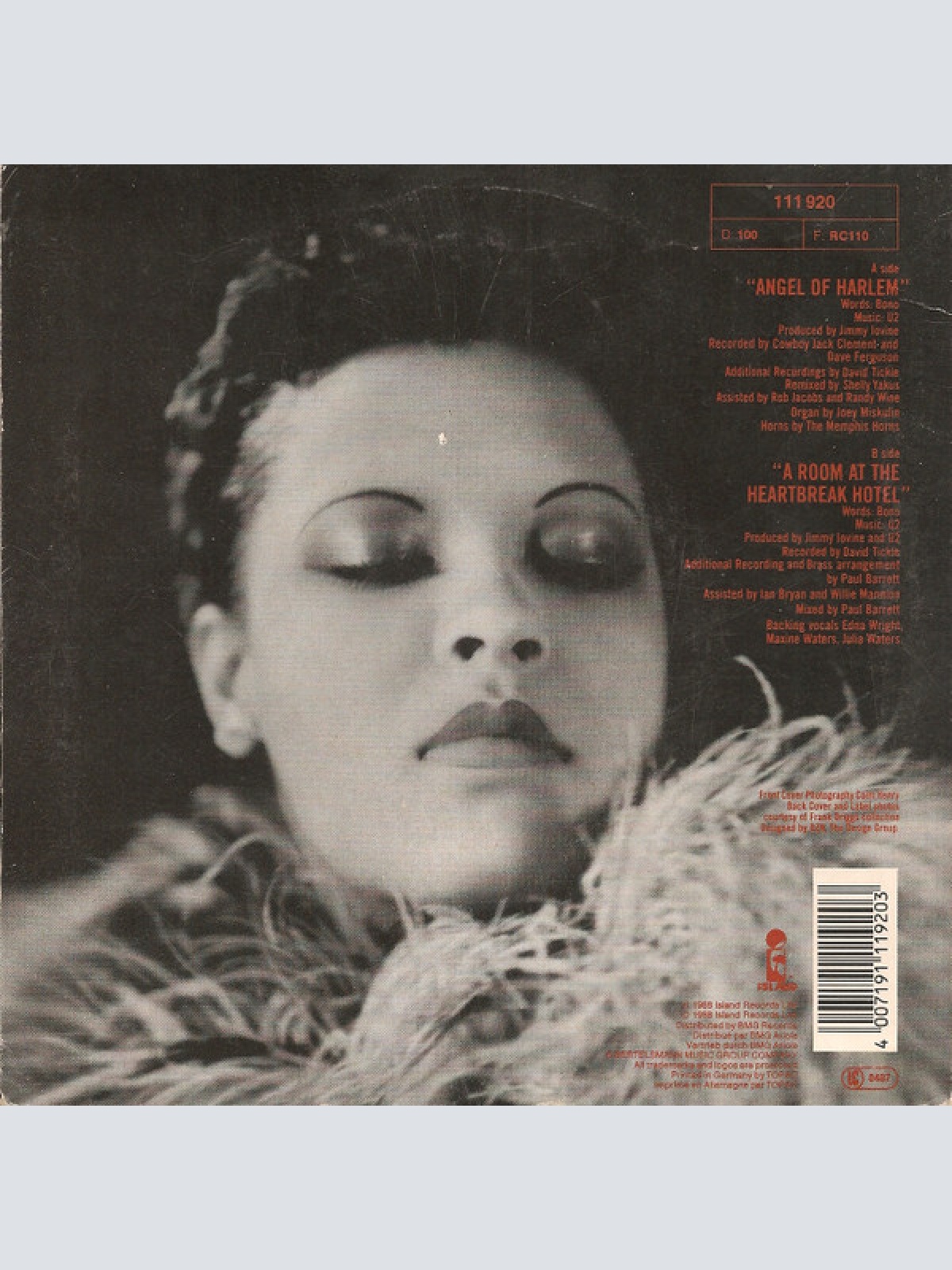 Vinyl / U2 - Angel Of Harlem