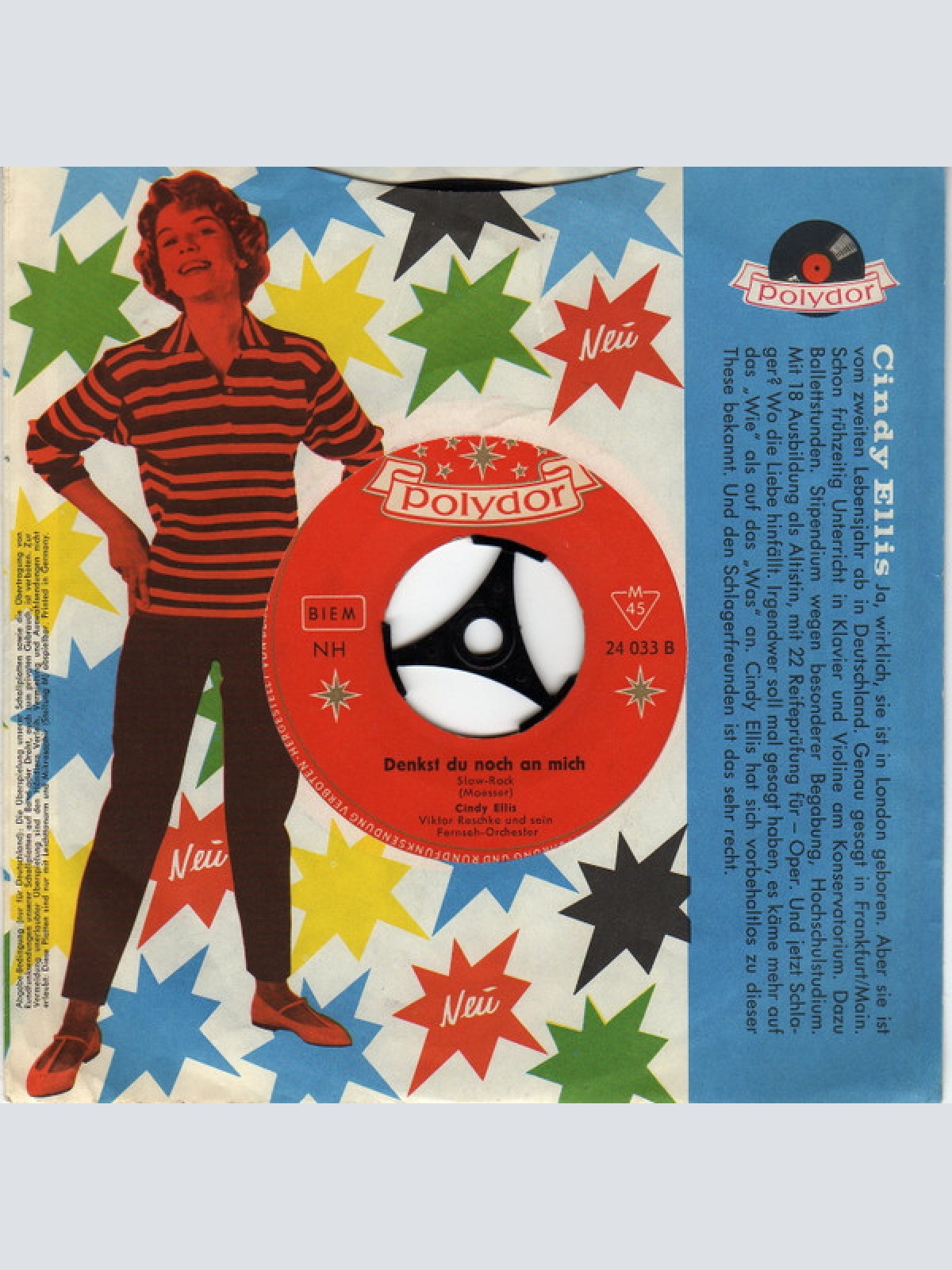 Vinyl / Cindy Ellis - Nicht Ein Einziges Mal