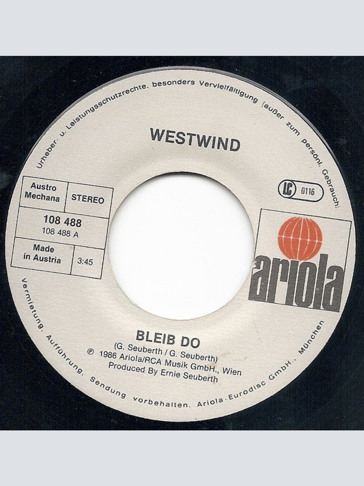 Vinyl / Westwind (7) - Bleib Do