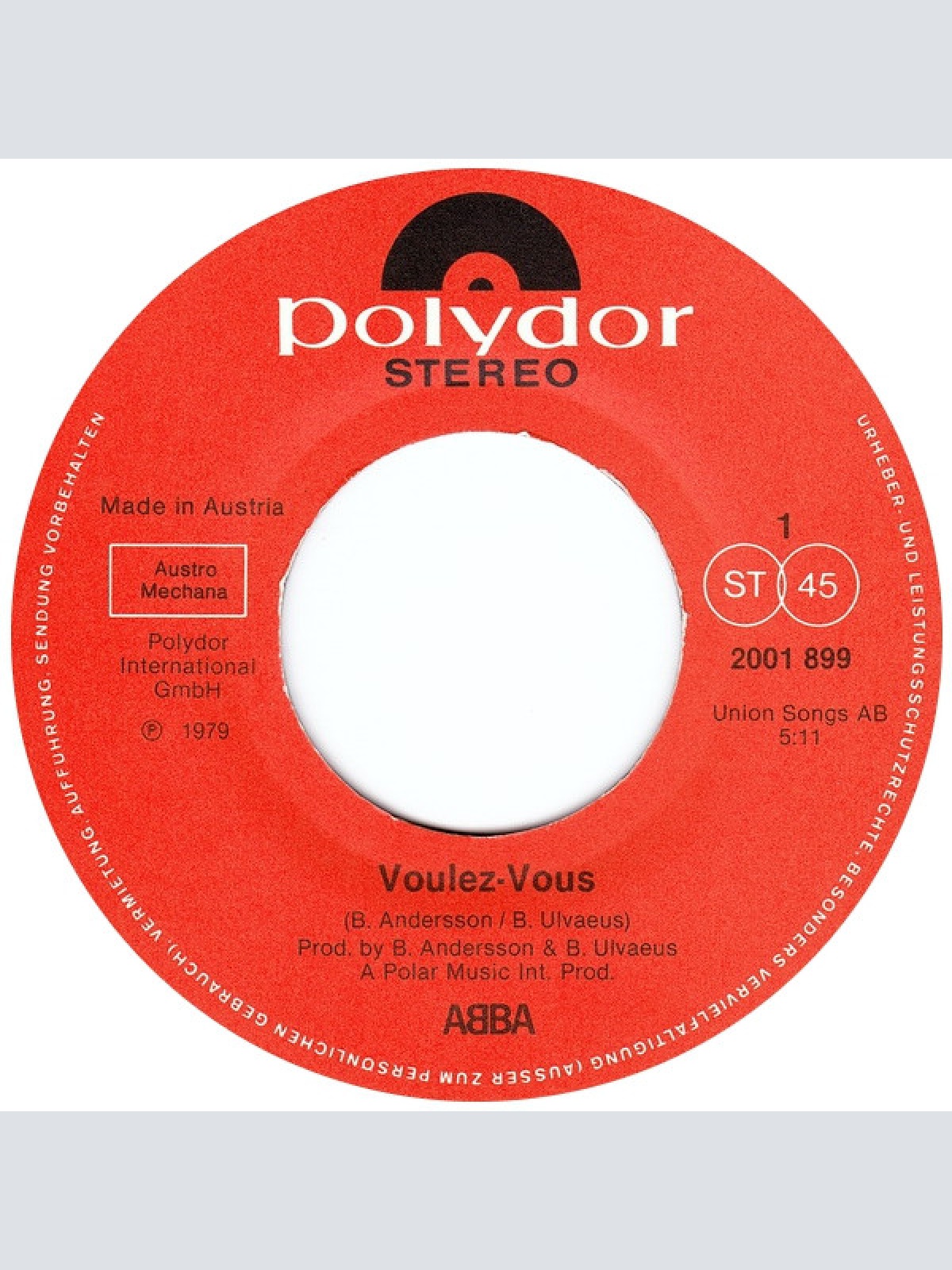Vinyl / ABBA - Voulez-Vous / Angeleyes