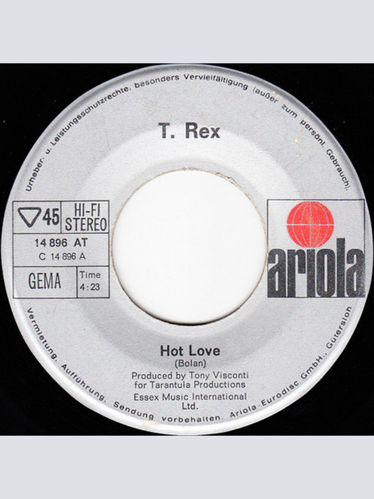 Vinyl / T. Rex - Hot Love