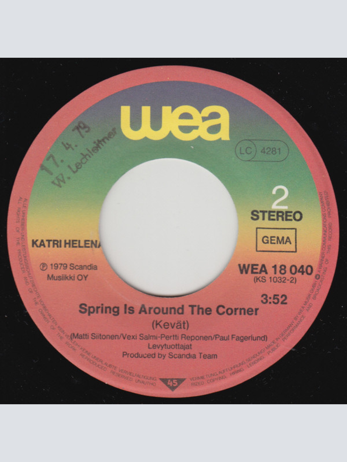 Vinyl / Katri Helena - I Will Follow Starlight