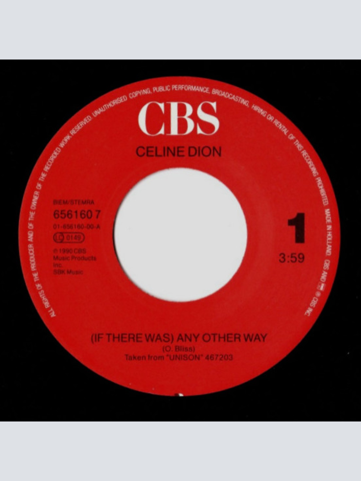 Vinyl / Celine Dion* - (If There Was) Any Other Way