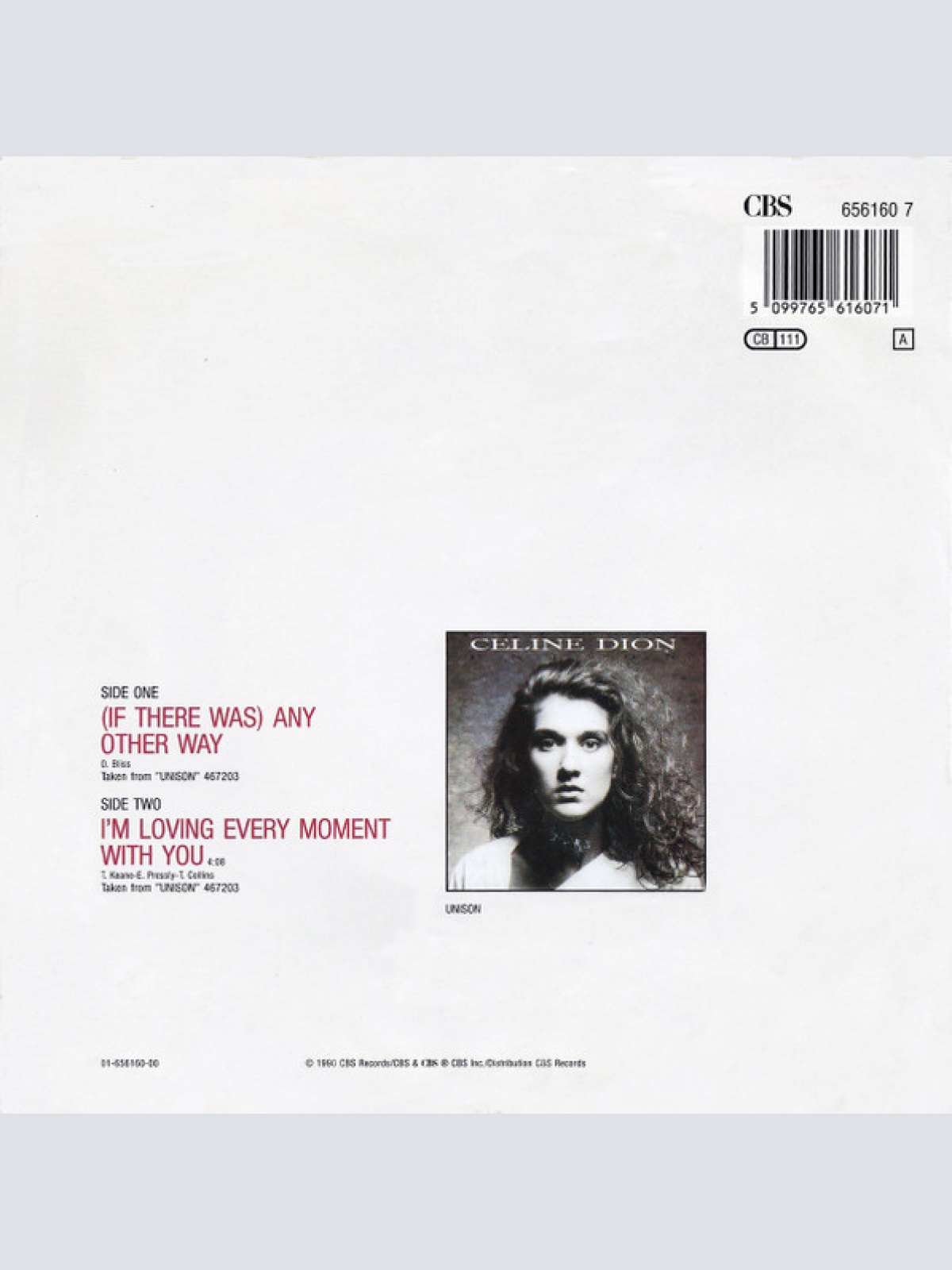 Vinyl / Celine Dion* - (If There Was) Any Other Way
