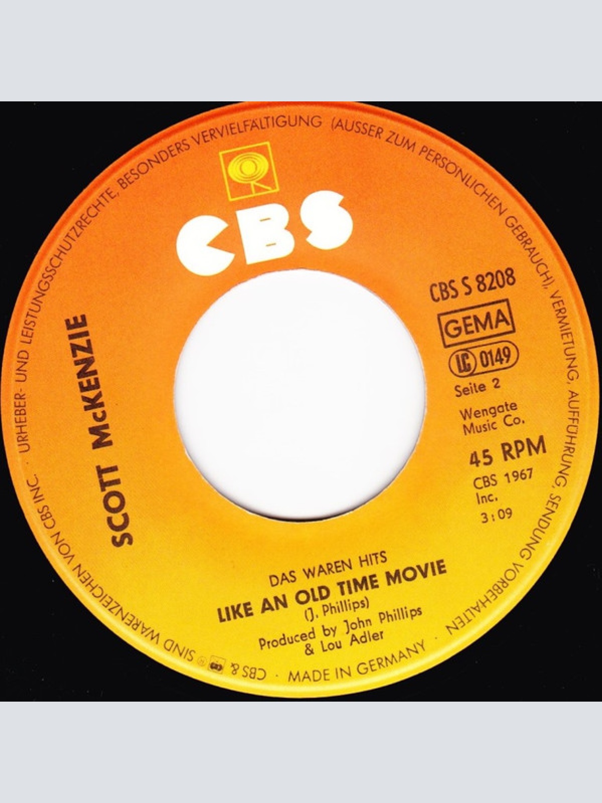 Vinyl / Scott McKenzie - San Francisco