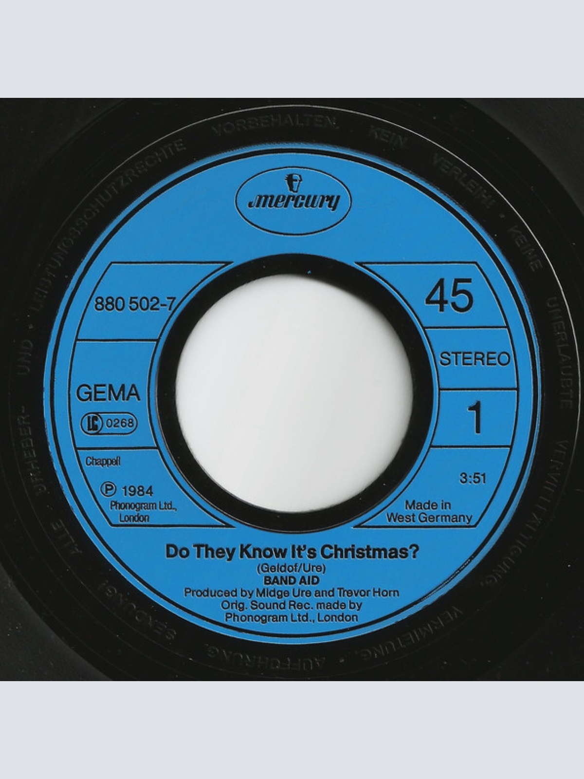 Vinyl / Band Aid - Do They Know It's Christmas?