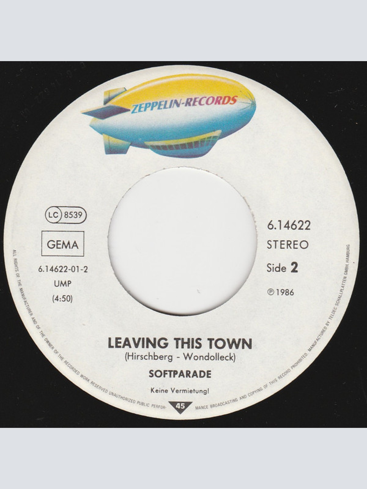 Vinyl / Softparade - Inside Of Me