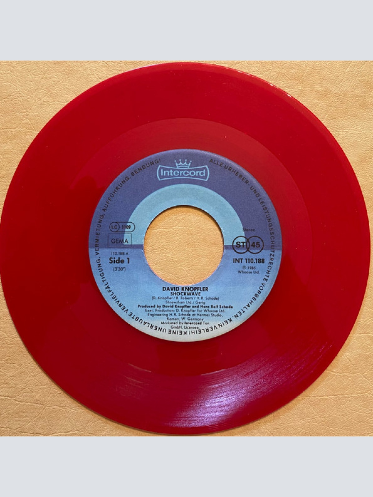 Vinyl / David Knopfler - Shockwave