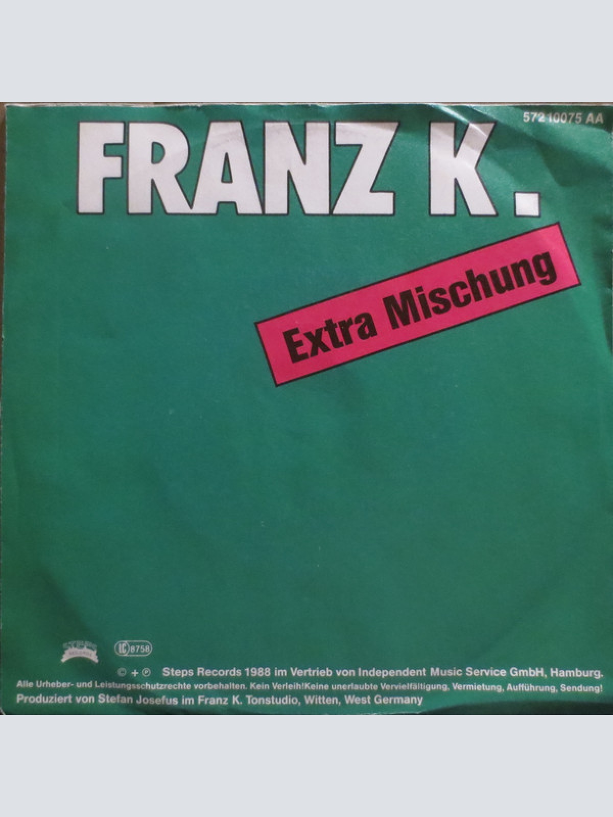 Vinyl / Franz K. - Extra Mischung