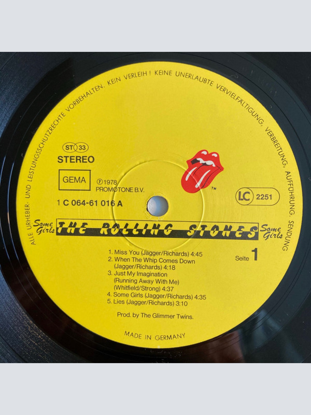 Vinyl / The Rolling Stones - Some Girls