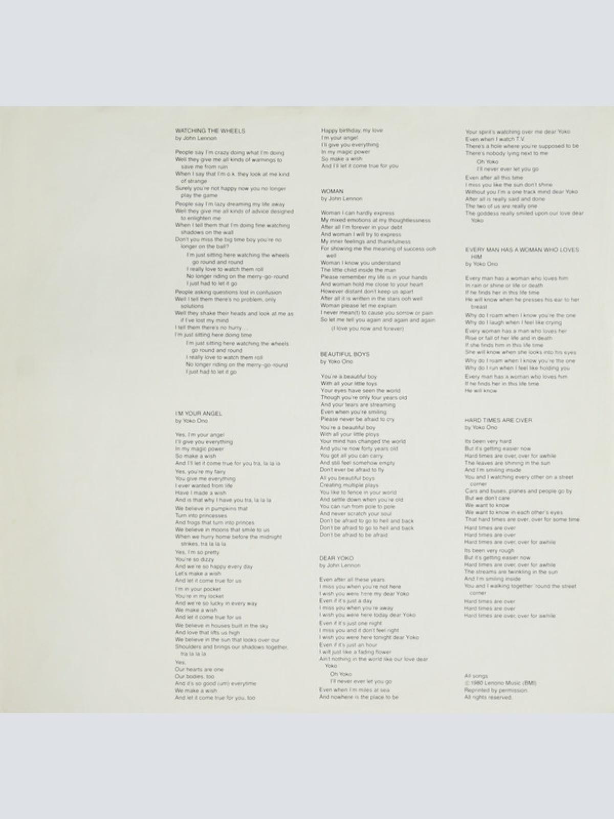 Vinyl / John Lennon & Yoko Ono - Double Fantasy