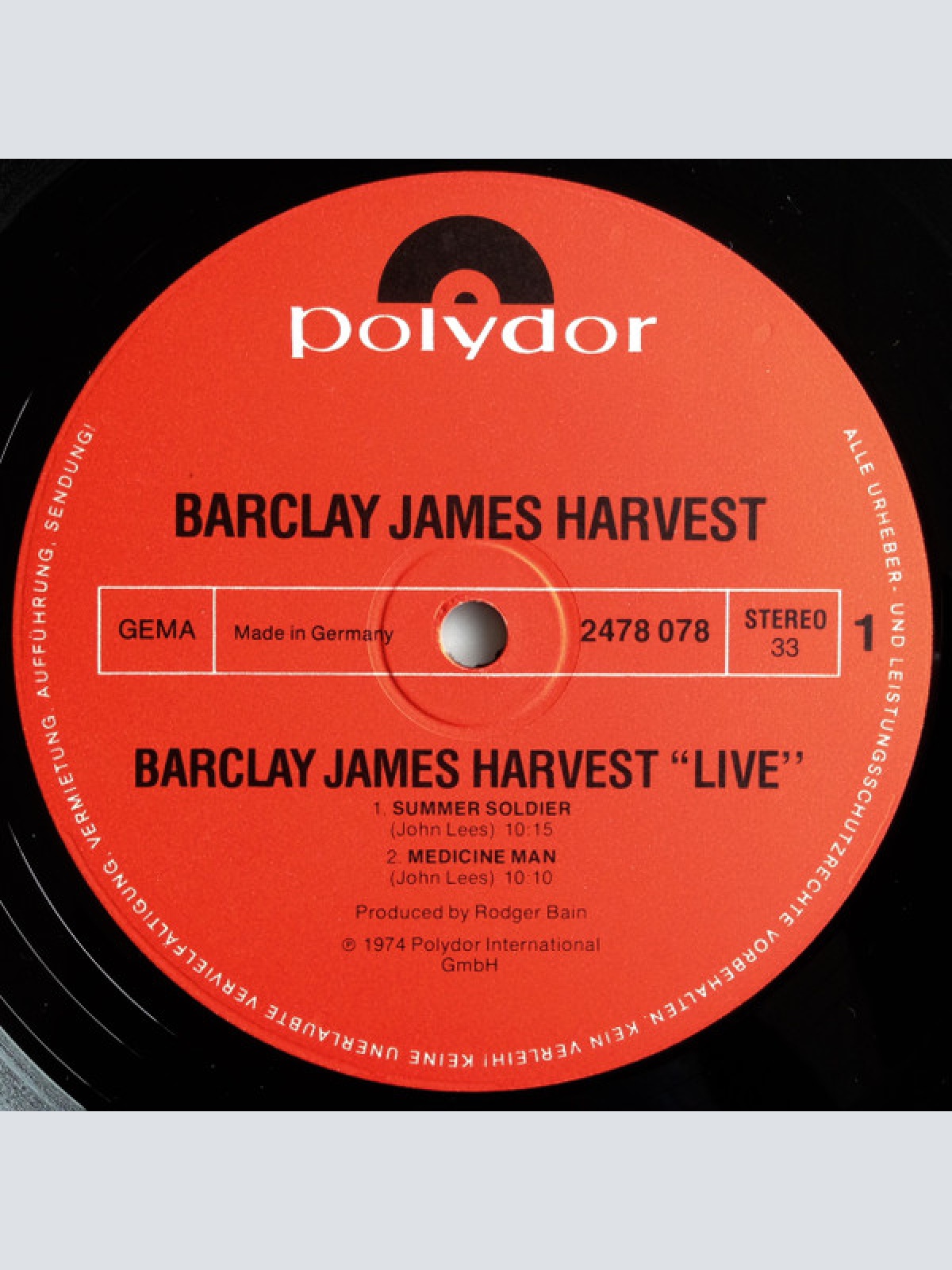 Vinyl / Barclay James Harvest - Live