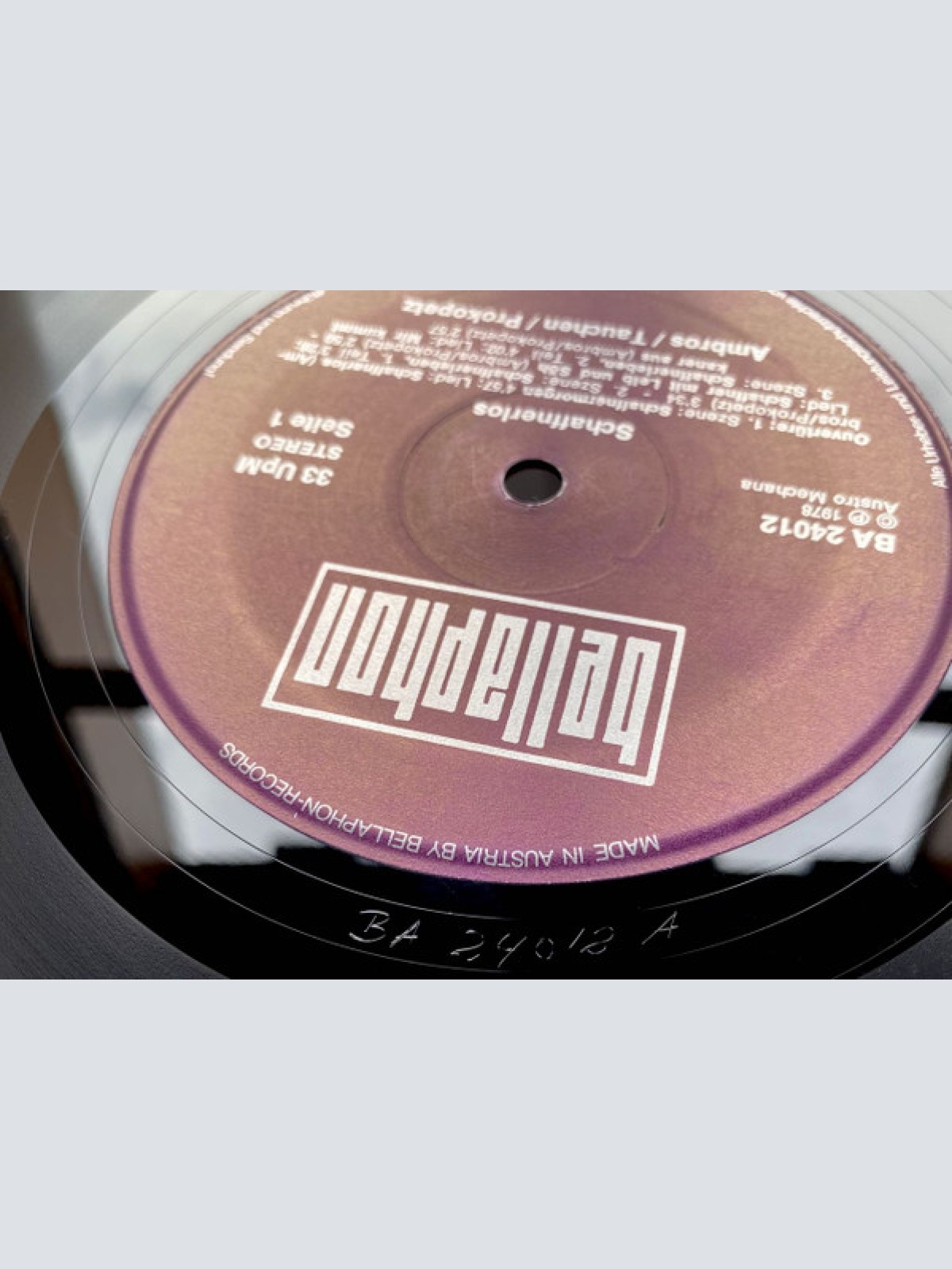 Vinyl / Ambros* / Tauchen* / Prokopetz* - Schaffnerlos