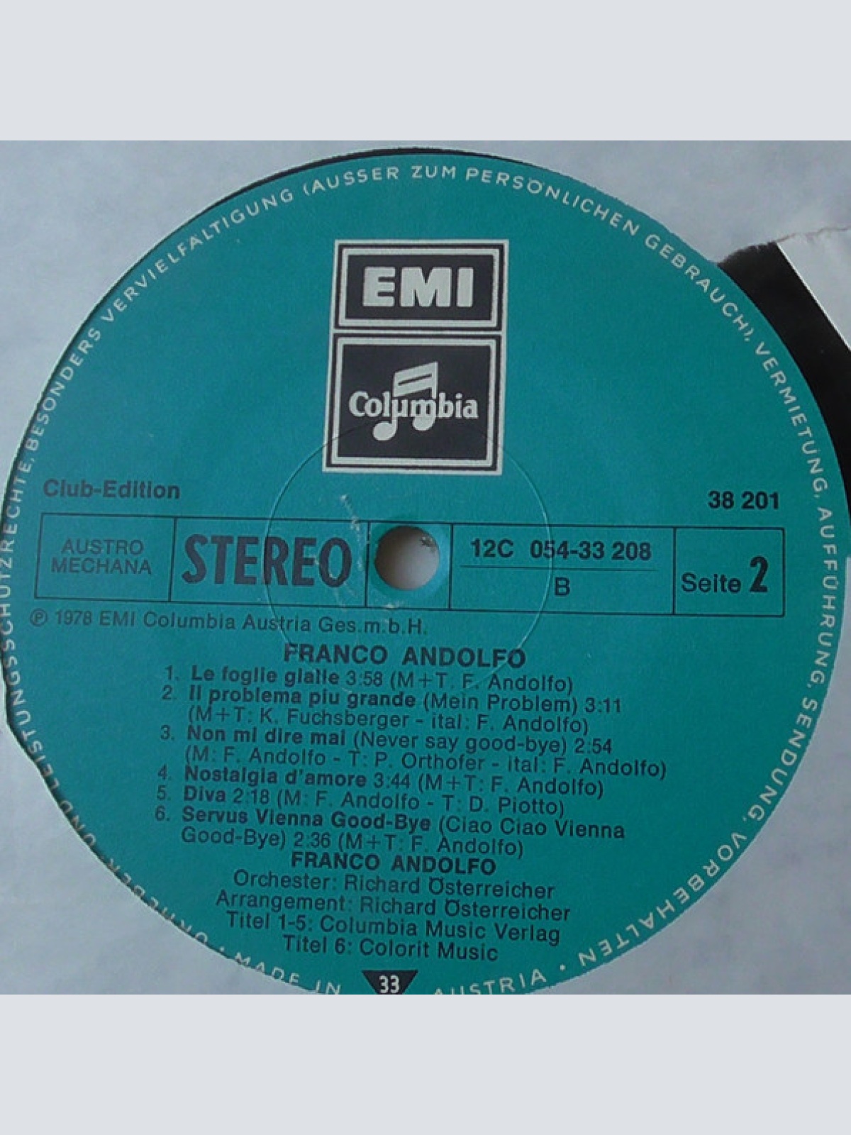 Vinyl / Franco Andolfo - Franco Andolfo