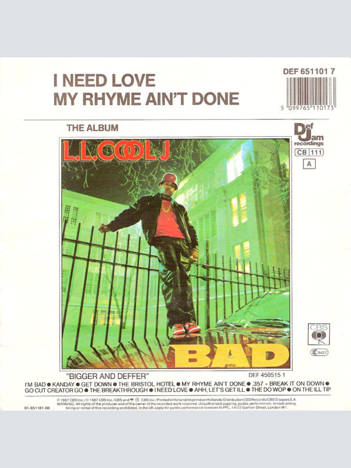Vinyl / L.L. Cool J* - I Need Love