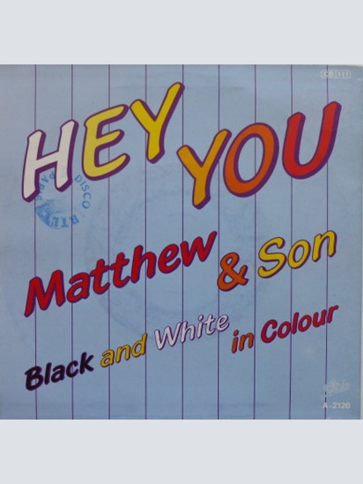 Vinyl / Hey You - Matthew & Son