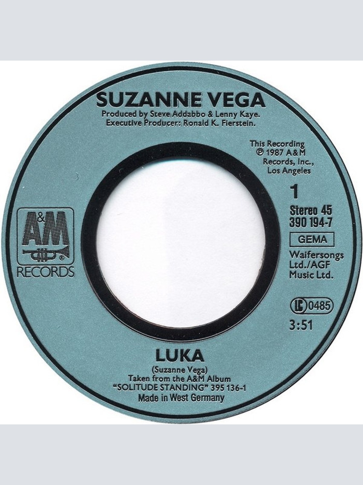 Vinyl / Suzanne Vega - Luka