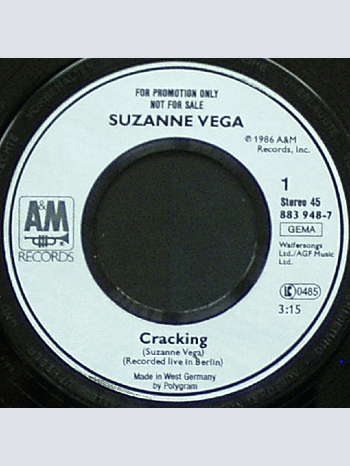 Vinyl / Suzanne Vega - Recorded Live In Berlin