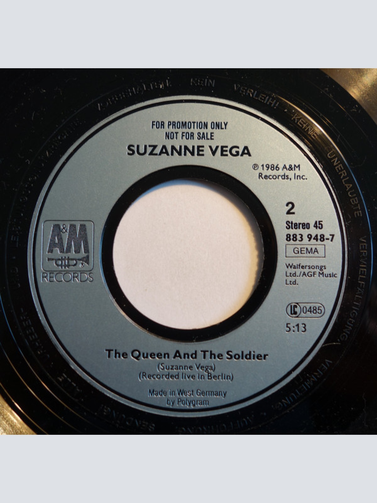 Vinyl / Suzanne Vega - Recorded Live In Berlin