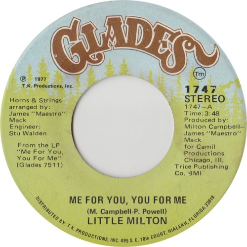 Vinyl / Little Milton - Me For You, You For Me