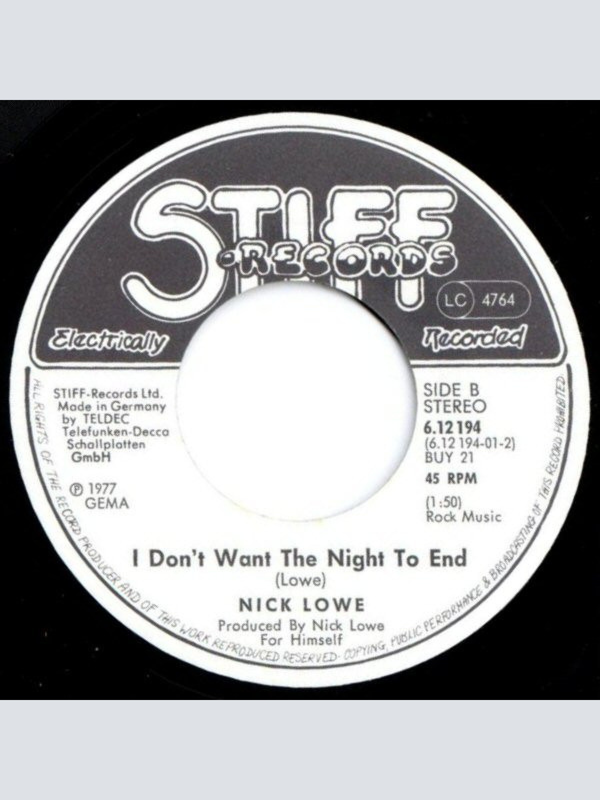 Vinyl / Nick Lowe - Halfway To Paradise