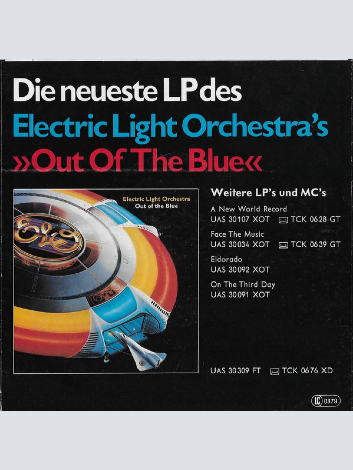 Vinyl / Electric Light Orchestra - Turn To Stone