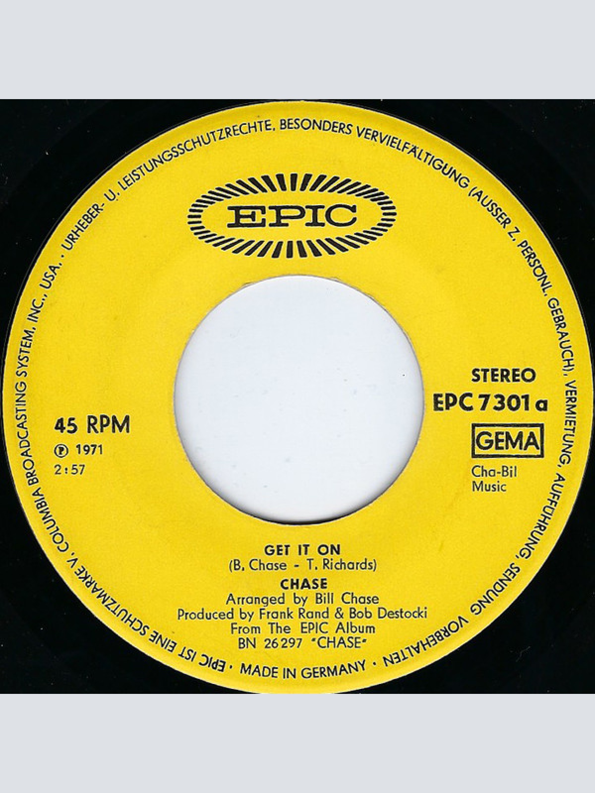 Vinyl / Chase (5) - Get It On