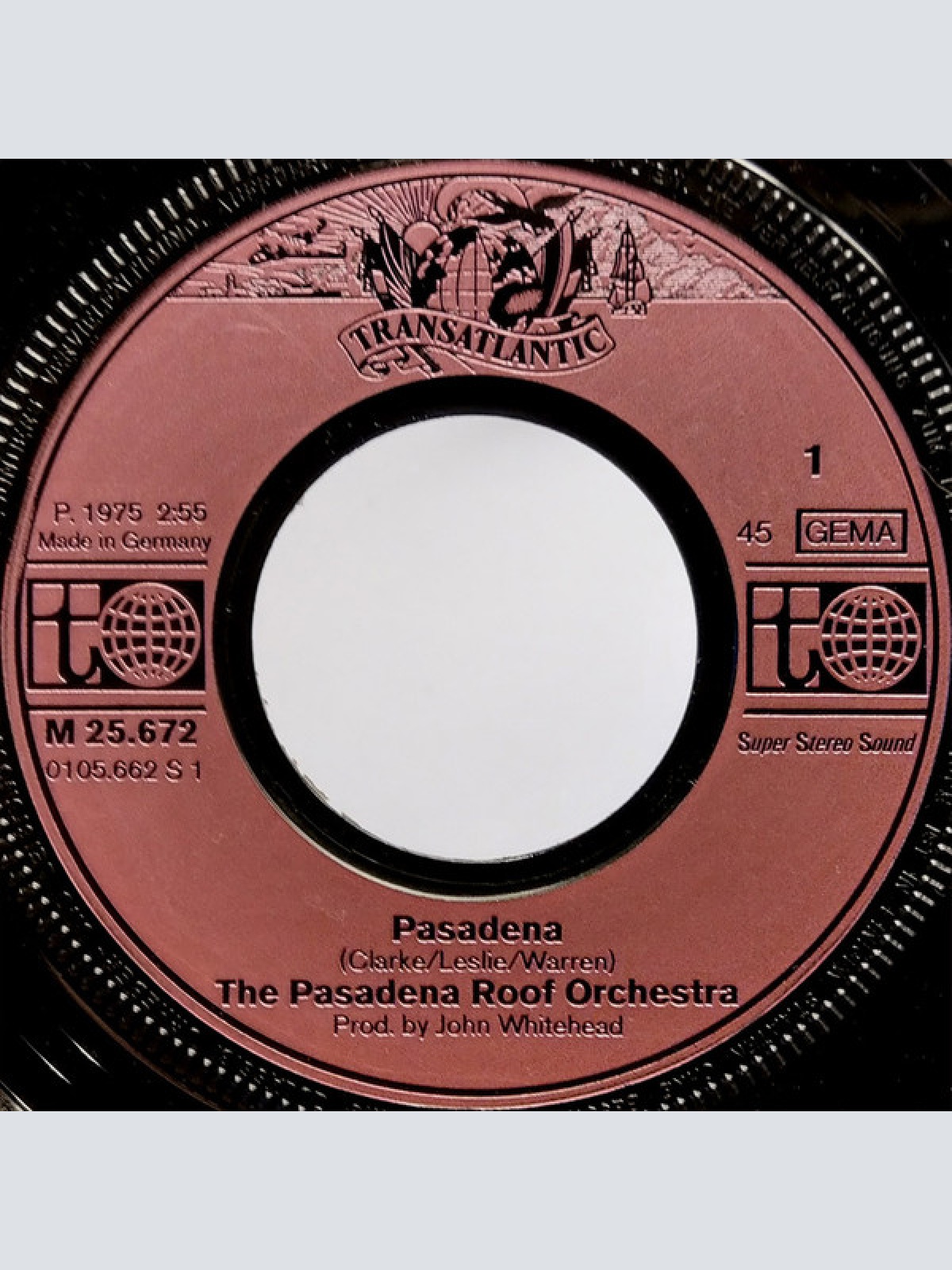 Vinyl / The Pasadena Roof Orchestra - Pasadena