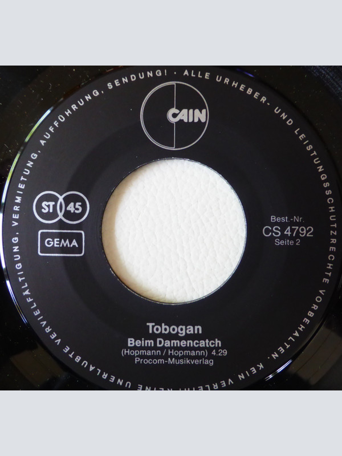 Vinyl / Tobogan - Stepper Jacob Song