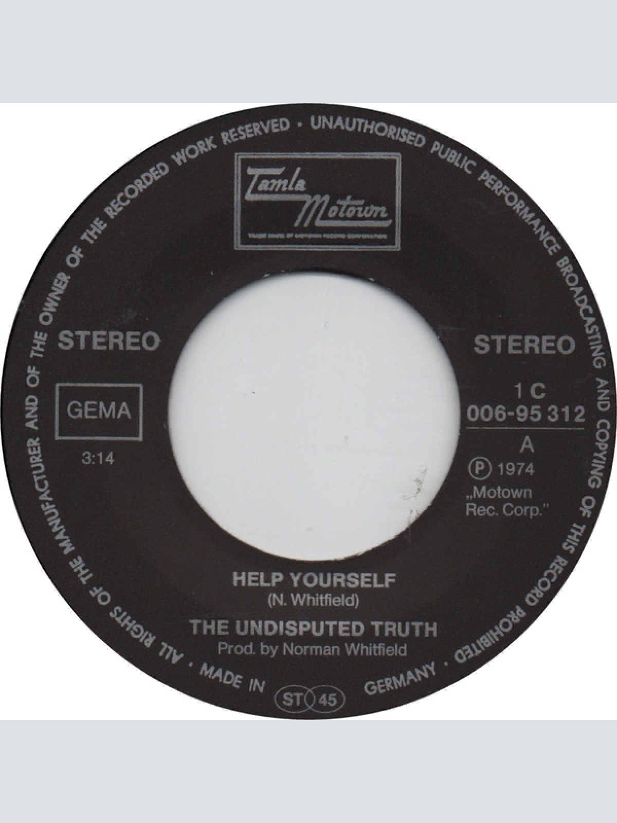 Vinyl / The Undisputed Truth - Help Yourself