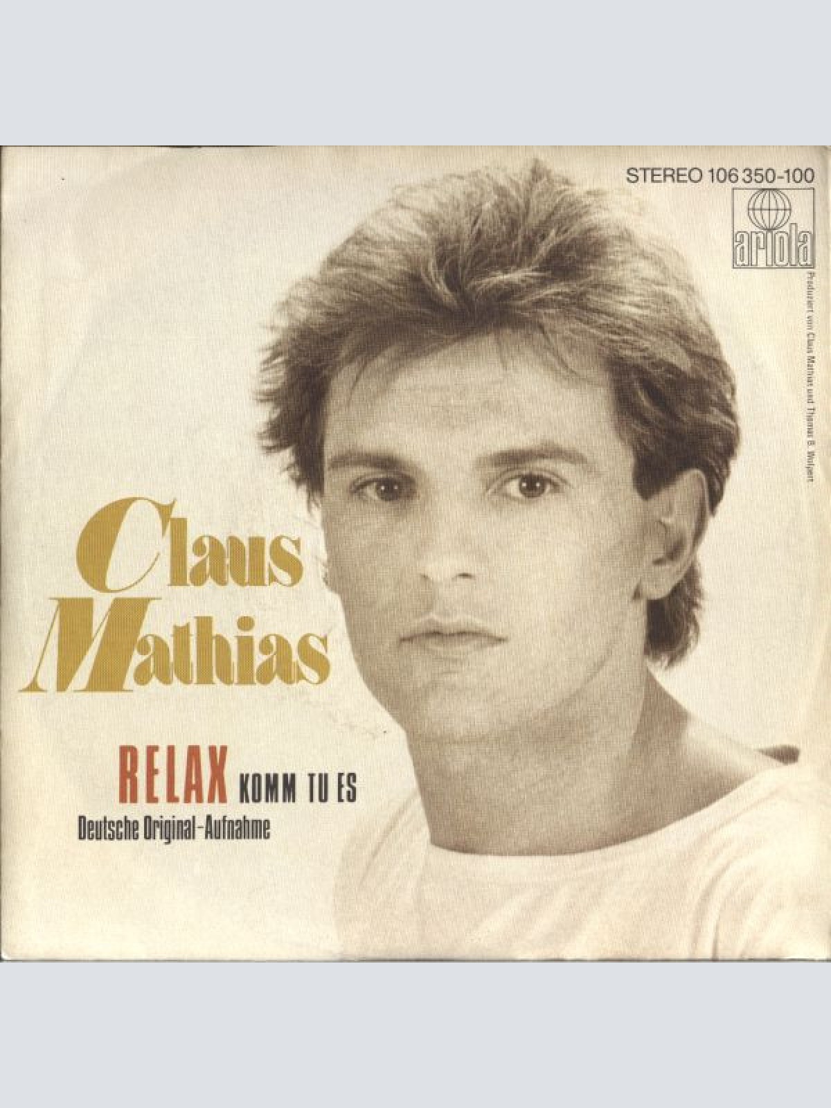 Vinyl / Claus Mathias* - Relax (Komm Tu Es)