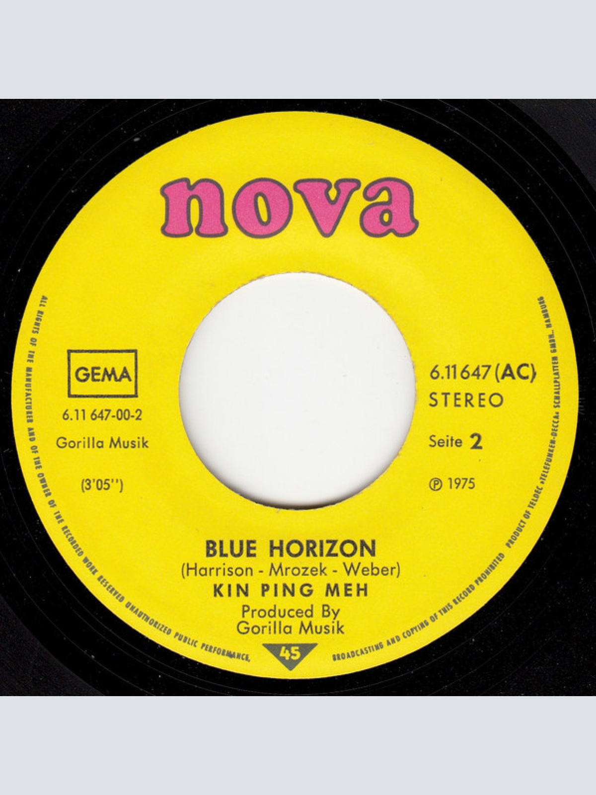 Vinyl / Kin Ping Meh - Me And I