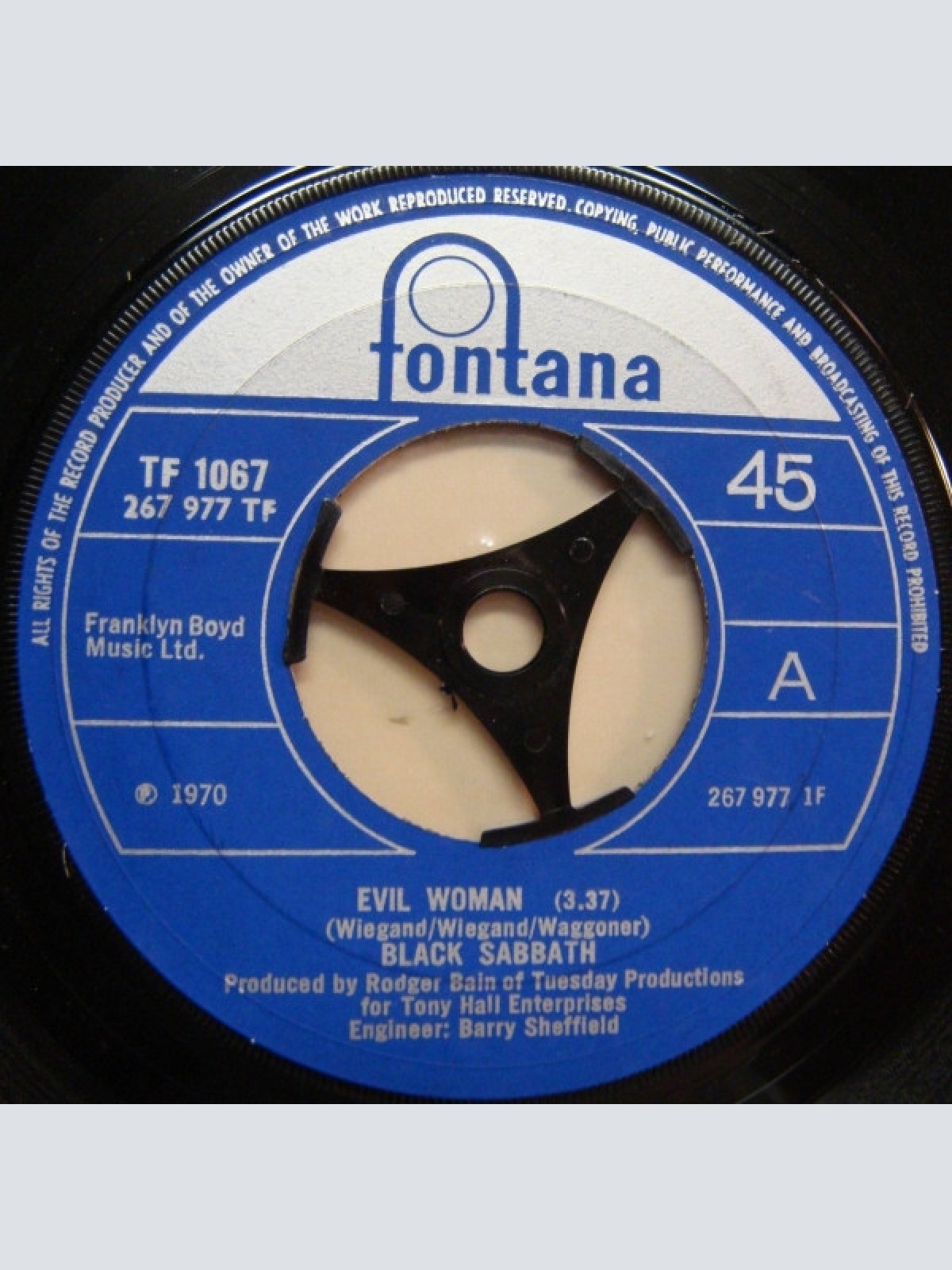 Vinyl / Black Sabbath - Evil Woman