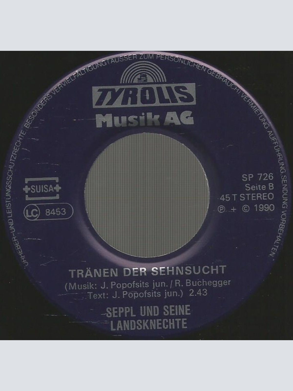 Vinyl / Seppl & Landsknechte* - Mein Herz Wird Weinen