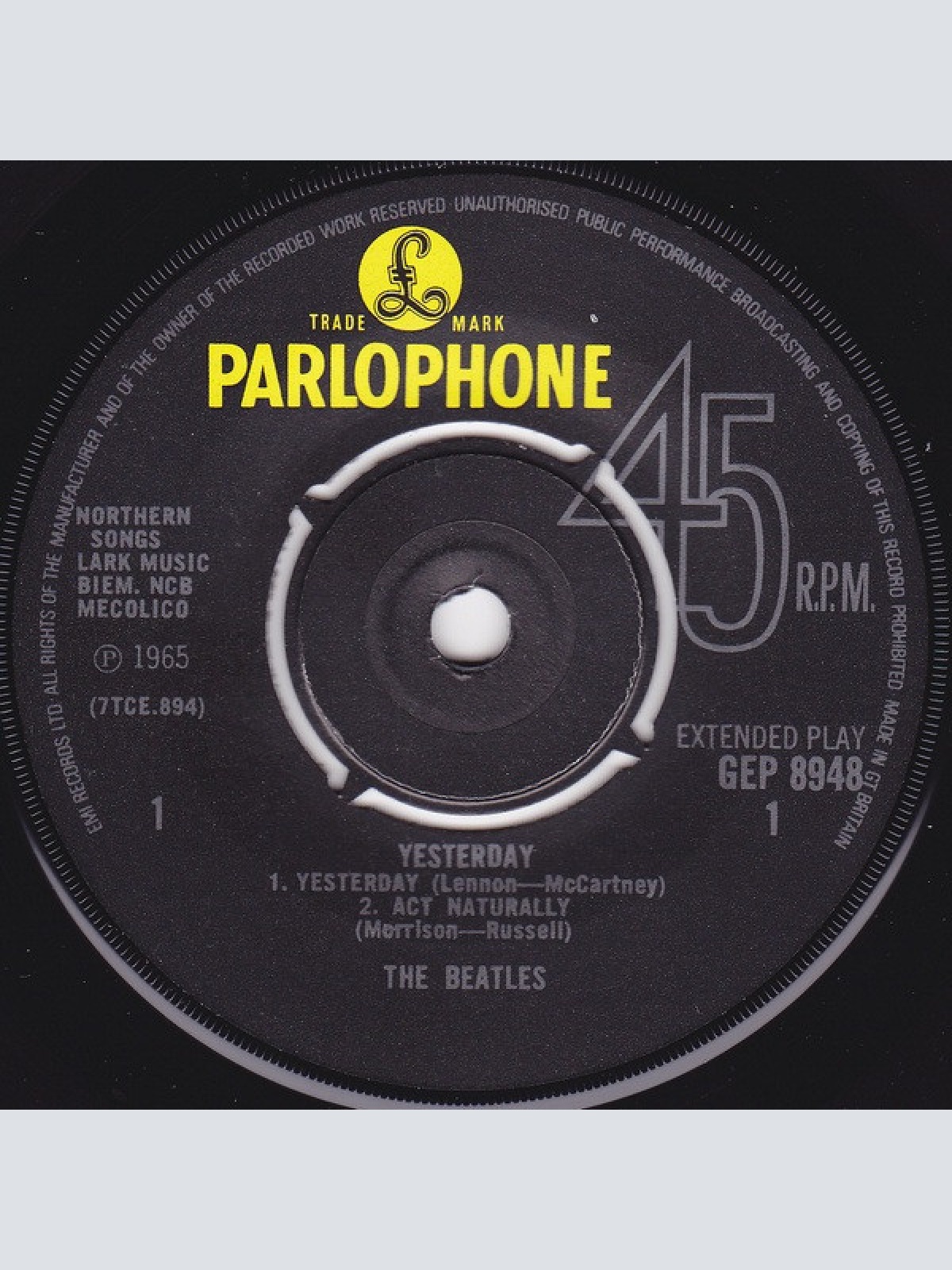 Vinyl / The Beatles - Yesterday