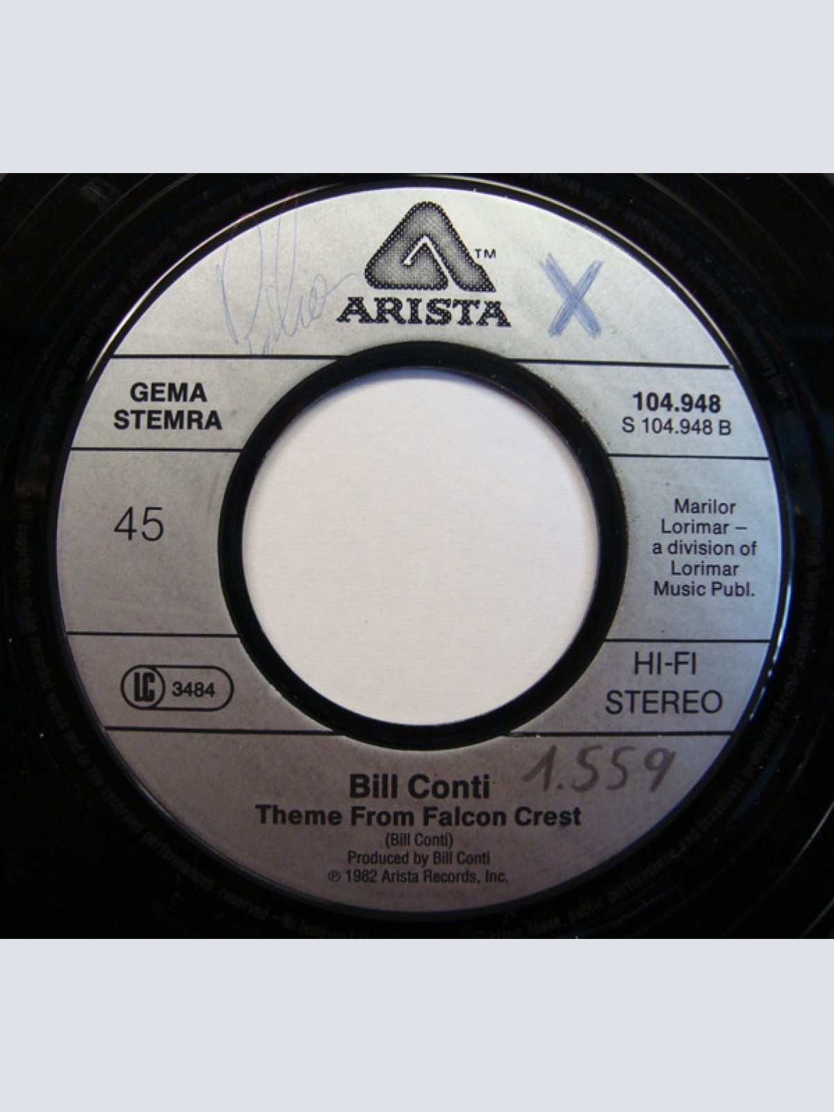 Vinyl / Bill Conti - Theme From Dynasty And Falcon Crest