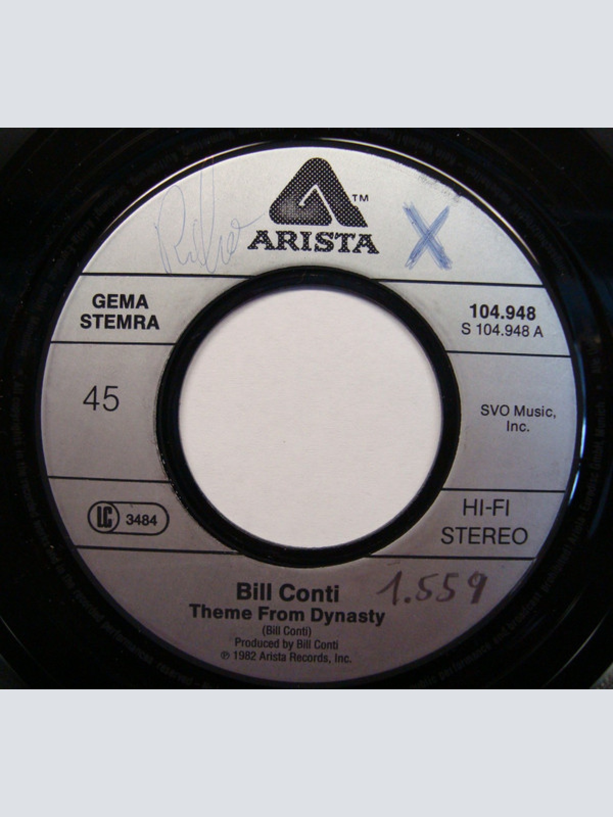 Vinyl / Bill Conti - Theme From Dynasty And Falcon Crest