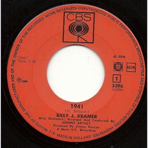 Vinyl / Billy J. Kramer - 1941
