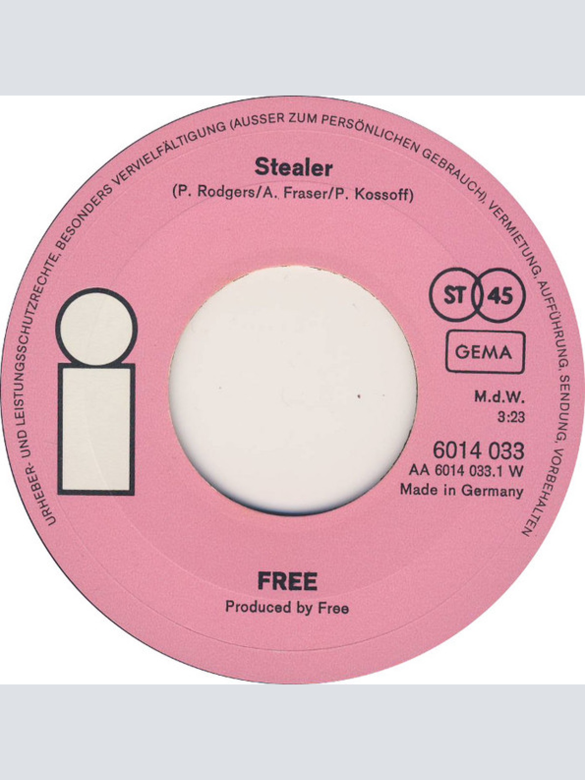 Vinyl / Free - Stealer