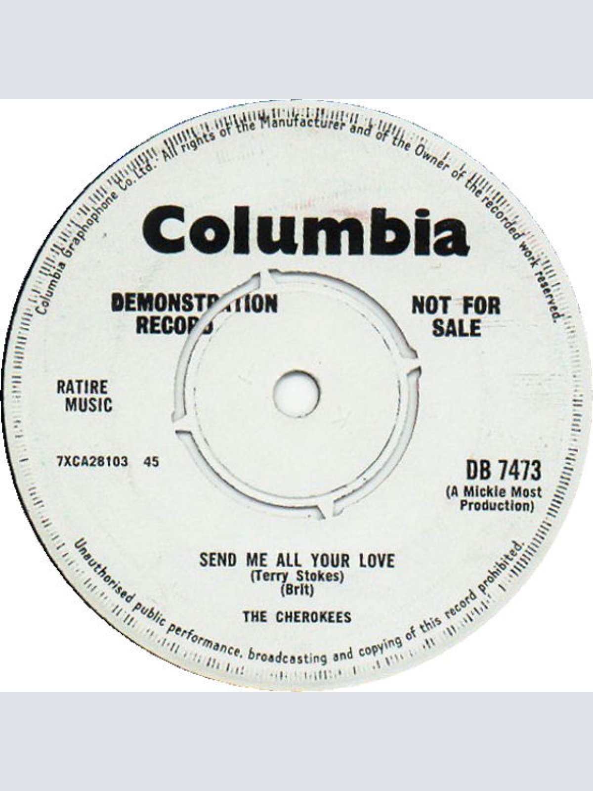 Vinyl / The Cherokees (2) - Wondrous Face