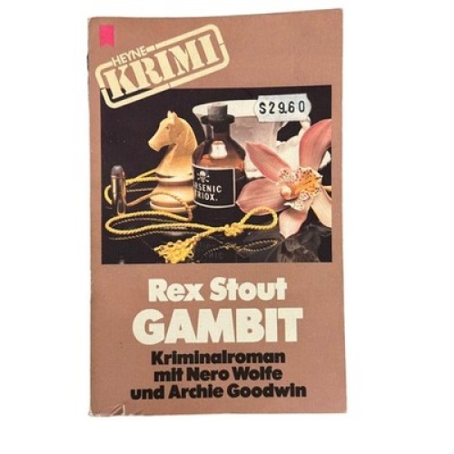 6997 Rex Stout GAMBIT ...MIT NERO WOLFE UND ARCHIE GOODWIN